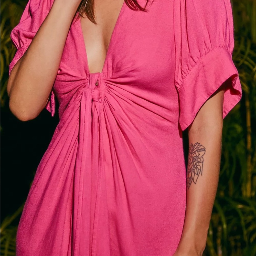 Free People Coral Dress -gorgeous on! - Picture 3 of 6